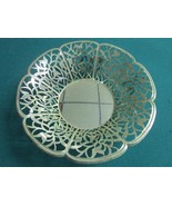 EPERASS Germany silverplate bowl laced and reticulated borders - $413.77 MXN