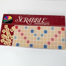 Scrabble Crossword Board Game Vintage Selchow &amp; Righter 1982 Wood Tiles Complete - £18.46 GBP