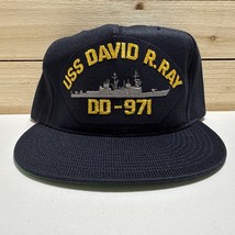 Vintage USS David R. Ray MILITARY Hat DD-971 Ship Hat New Made In USA By... - $29.60