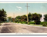 Bath Avenue Street View Long Branch New Jersey NJ UNP Unused WB Postcard... - $8.86
