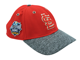 MLB St. Louis Cardinals 2016 Logo All Star Game Cap Hat New Era 39 Red And Gray  - £21.61 GBP