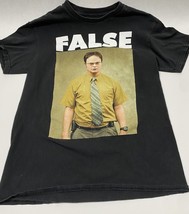 The Office Dwight Schrute False T Shirt Ripple Junction Small  Graphic Tee - £7.46 GBP