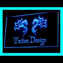 100053B Tattoo Romantic Cobra Nautical Star Butterfly Dolphin LED Light Sign - £17.51 GBP