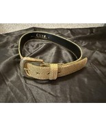 Elite Gold Metallic Fresno CA Gold Tone Buckle Glitter Belt Womens Size ... - $254.68 MXN