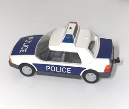 Playmobil 3904 Police Car 1997 Lights Work Missing Tab - $23.51