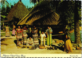 Postcard polynesian cultural center, hawaii fijiian village - $6.38