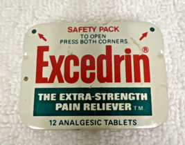 Vintage Medicine Drugstore Advertising Excedrin Aspirin Analgesic Tablet... - $12.38