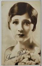 IRENE RICH 1920s Actress Cinema Photo rppc Postcard Q3 - £9.42 GBP