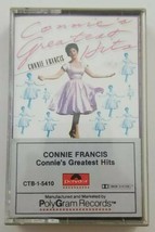 Connie Francis Connies Greatest Hits Cassette Tape 1982 PolyGram  - £4.70 GBP