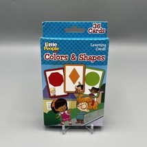 Little People Color and Shapes 36ct Flash Cards Learning Cards 2016 Mattel - £4.56 GBP