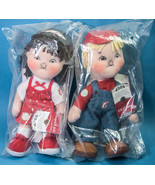 2 Campbell Soup Kids Century Edition #2 Plush Dolls Brand New w COA &amp; Logo - $224.64 MXN