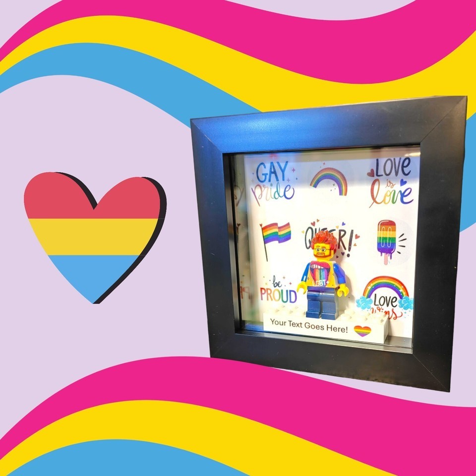 LGBT Personalised LEGO® Gift. Celebration Gift For Him &amp; Her - $16.15