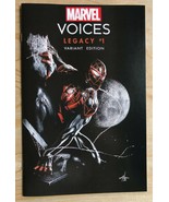 MARVELS VOICES LEGACY #1 GABRIELE DELL&#39;OTTO VARIANT NM SPIDER-MAN MILES ... - £13.84 GBP