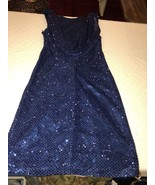 HALLOWEEN COSPLAY WOMENS ALL THAT JAZZ BLUE LOW CUT LAS VEGAS DRESS SIZE... - $32.13 CAD