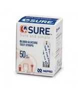 4Sure Blood Glucose Test Strips x 50 x 2 - $820.32 MXN