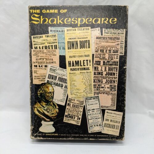 *INCOMPLETE* 1996 Avalon Hill The Game Of Shakespeare - $11.14
