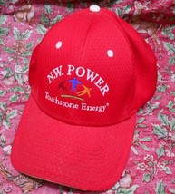 NW Power Touchstone Baseball Cap, Red Adjustable Hat, Pre-Owned + FREE Gift - £11.68 GBP
