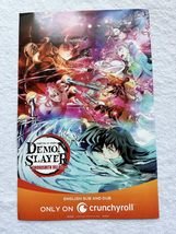 Demon Slayer - 11&quot;x17&quot; Original Promo Tv Poster Sdcc 2023 Crunchyroll - £11.61 GBP