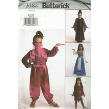 Butterick Sewing Pattern 3582 Costume Genie Cleopatra Devil Vampire Witch Sz 2-5 - £7.02 GBP