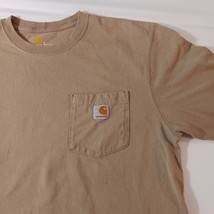 Carhartt K87 Original Fit Men's Brown Cotton T-Shirt Short Sleeve Size Medium M image 5