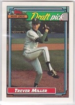 M) 1992 Topps Baseball Trading Card - Trevor Miller #684 - $1.97