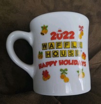 Waffle House Coffee Mug 2022 Christmas Holiday Reindeer Cup - $34.65 CAD