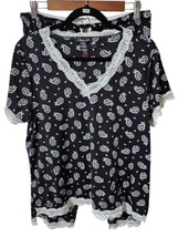 Rene Rofe Rose Print Pajama Set Size XL New w/o tags - $34.80 CAD