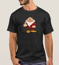 Dwarfs Grumpy Finger Seven High Black T-shirt 7013 - $39.55