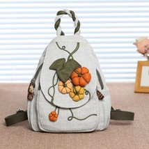  Women&#39;s Backpack New Handmade Vintage Canvas Bag Fresh Casual Backpack For Wome - £63.58 GBP