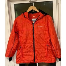 Columbia Jacket Red/Orange Interchange Omni Heat Water Wind Snow sz m ru... - $40.66