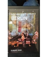 LOU REED - BERLIN  2008 EUROPEAN TOUR CONCERT TOUR ITINERARY - £57.52 GBP