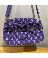 VERA BRADLEY Simply Violet Duffle Purple Paisley Travel Bag Carryon Week... - $913.16 MXN