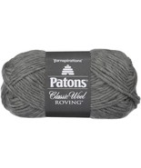 Spinrite Patons Classic Wool Roving Yarn Grey 1 Pack of 24 Skein - $172.49