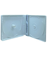 White CD/DVD Poly Square Box (Holds Up to 16 Discs) - $24.33 CAD+