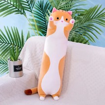 Big Animal Cat Plush Toys Cute Creative Long Soft Toys Office Lunch Break Nap Sl - £12.02 GBP