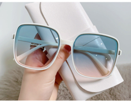 New Women’s White Frame Tinted Fashion Sunglasses  - £9.46 GBP