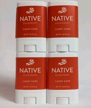 4X Native Deodorant Candy Cane Scent - Mini Travel Size .35 Oz. Each  - $14.95