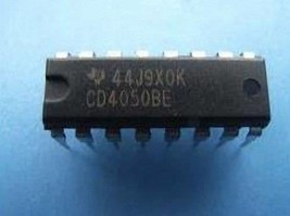 Military Spec CD4050 CD4050BE IC Buff/Converter Hex DIP16 - $86.31 MXN