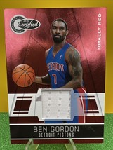 2010-11 Totally Certified Totally Red Materials /249 Ben Gordon #101 - $5.00