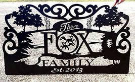 Boyce22Par Metal Family Nature Sign Last Name Welcome Front Porch Metal Sign Wal - £54.32 GBP