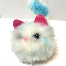 Pompsies Plush Blue and White Kitty Cat Stuffed Animal Wearable Pet 2018 - £7.58 GBP