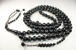 Prayer Beads Islamic Rosary Kuka Silver 99 Names Of Allah 12 MM سبحة اسماء... - £66.40 GBP