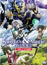 Dvd Anime ~English Dubbed~ Knight&#39;s &amp; Magic (Volume. 1-12 End) All Region - £53.47 GBP