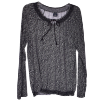Faded Glory Long Sleeve Sleep Top Pajama Size Large - $12.41