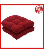 Pompeii Tufted Seat Cushions, 19&quot; Round, Water-Resistant, 2 Pack – Vibra... - $151.42 CAD