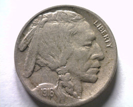 1916-D Buffalo Nickel Extra Fine Xf Extremely Fine Ef Nice Original Coin - £65.31 GBP
