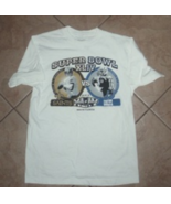 mens t shirt super bowl feb. 7th 2010 Saints colts reebok mens small - $11.06 CAD