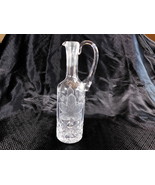 Cut Crystal Carafe with Flower Front and No Stopper # 20806 - $408.27 MXN