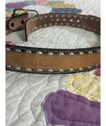 Vintage Leather Hand Tooled scroll  Belt  " BOB " 28-30" - €21,30 EUR