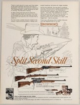 1972 Print Ad Browning Lever-Action,Bolt Action &amp; Automatic Rifles Morgan,Utah - £15.11 GBP